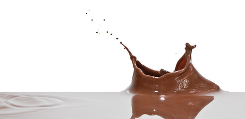 Image showing chocolate splash