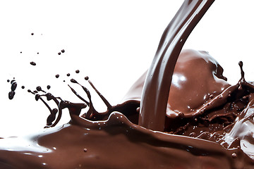 Image showing pouring chocolate