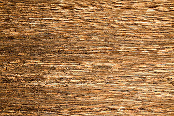 Image showing weathered old brown wooden texture