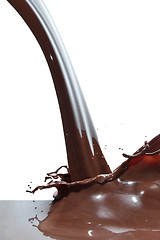 Image showing pouring chocolate