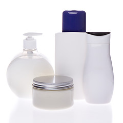 Image showing cosmetic bottles