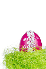 Image showing easter egg in grass