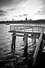 Image showing wooden pier