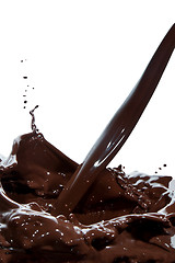 Image showing pouring chocolate