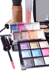 Image showing set of cosmetic makeup products