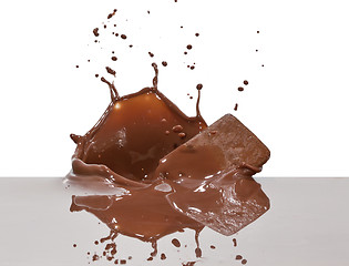 Image showing chocolate splash