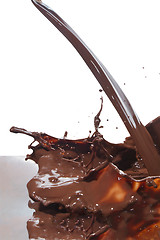 Image showing pouring chocolate