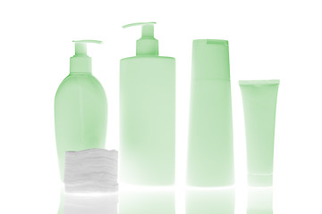 Image showing cosmetic bottles