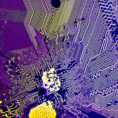 Image showing abstract circuit board