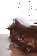 Image showing pouring chocolate