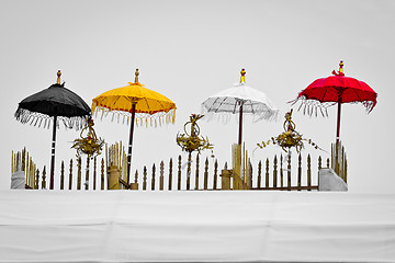 Image showing symbolic hindu umbrella