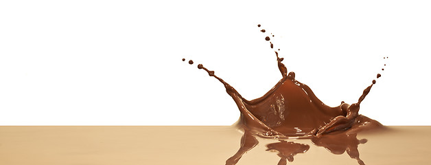 Image showing chocolate splash