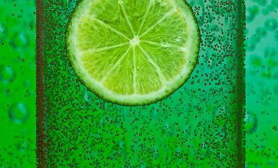 Image showing lime with bubbles