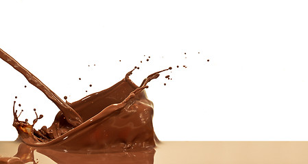 Image showing chocolate splash