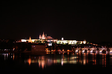 Image showing Prague at night