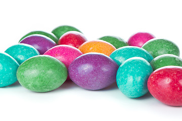 Image showing easter eggs isolated