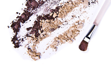 Image showing crushed eyeshadow