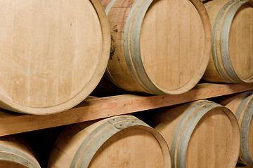 Image showing wine barrels