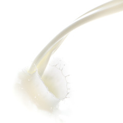 Image showing milk splash