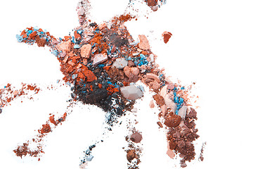 Image showing crushed eyeshadows