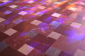 Image showing Lights and marble abstract pattern