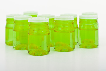 Image showing cosmetic glass containers