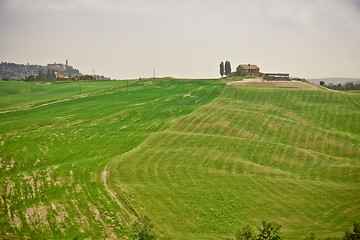 Image showing Typical Tuscan landscape