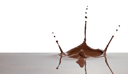 Image showing chocolate splash