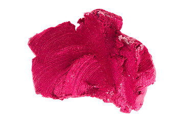 Image showing smudged lipsticks