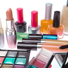 Image showing set of cosmetic products