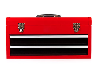 Image showing red metal toolbox