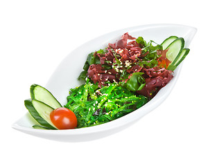 Image showing Salad from sea seaweed (chucky)