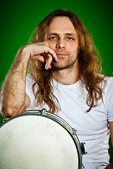 Image showing drummer man