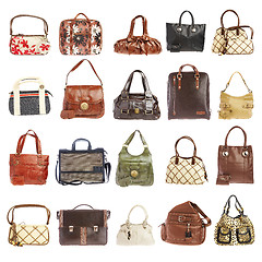 Image showing 20 handbags