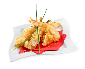 Image showing Prawns in batter