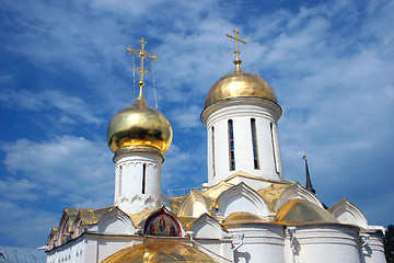 Image showing Domes of church 