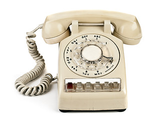 Image showing dial retro phone