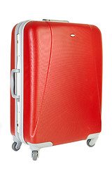 Image showing Red suitcase