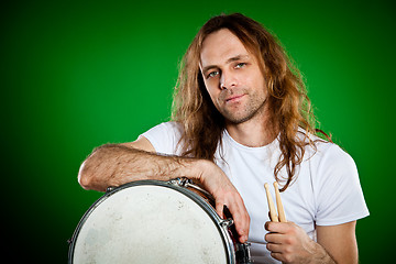 Image showing drummer man