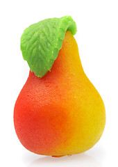 Image showing Sweets marzipan. In the form of a pear