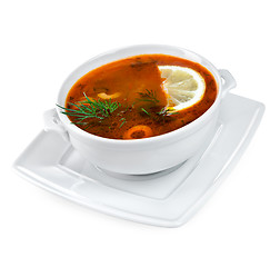 Image showing Fish soup