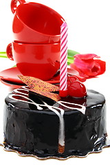 Image showing Cake for the birthday.