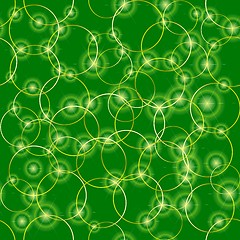 Image showing Abstract seamless green background