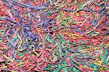 Image showing Confetti and streamers