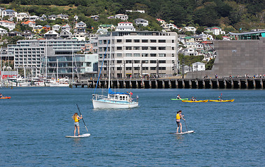 Image showing harbour traffic