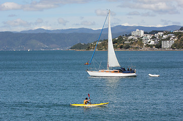 Image showing fun on the harbour