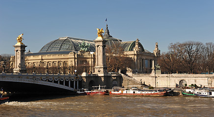 Image showing Pont Alexander III et the Grand Palais