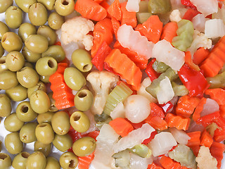 Image showing Mixed vegetables