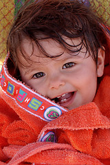 Image showing children smiling  