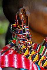 Image showing Masai woman